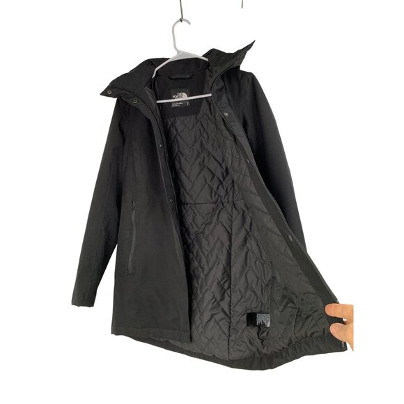 The North Face Womens Black Spring Ancha Insulated Parka S RN10217 dryvent EUC - Picture 5 of 12